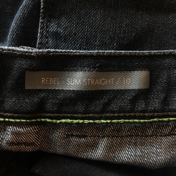 Calvin Klein rebel slim straight jeans size 10 - Picture 4 of 5